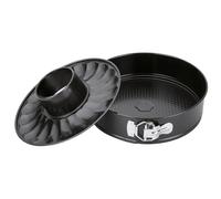 Quid 7559032 Molde Desmtontable 2 Bases 26Cm Sweet Grey, Acero, Negro, 5.85 cm