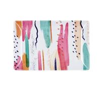 Quid Acuarela Bandeja Rectangular Melamina 30x20x2cm Melamina No Apto Microondas Extra Fuerte