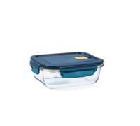 Quid Astral Recipiente Rectangular Hermético Vidrio 18x13x6cm - 64cl