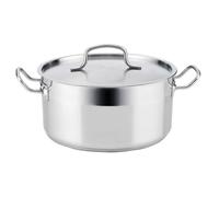 Cacerola Con Tapa Quid Azzero Acero Inoxidable - 20 cm