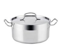 QUID AZZERO 7084025 - Cacerola de acero inoxidable 32 x 15,5 cm 11,8 litros