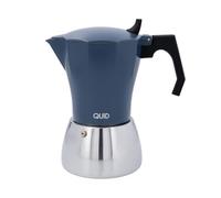 Quid Baltic Cafetera Aluminio Fundido 12 Tazas Acero INOX Apto Vitrocerámica Apto Inducción Normativa Seguridad Garantizada