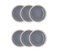 Quid Baltic Set 6 Platos Postre Ceramico 19cm Otras Ceramicas Apto Microondas Guarde Los Platos En Un Lugar Seco Y Ventilado Apilable