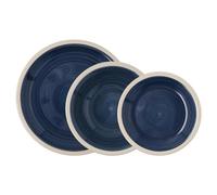 Quid Vajilla Cerámica 18 Piezas 6 Personas Apto Microondas Guarde Los Platos En Un Lugar Seco Y Ventilado Gran Tamaño Para Raciones Extrasaludables