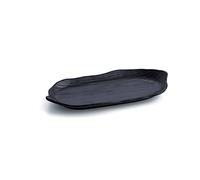 Quid Bandeja de Aperitivos A'bordo Negro Plástico Ø 29 cm (12 Unidades) (Pack 12x)