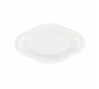 Quid Bandeja de Aperitivos Select Blanco Plástico 17 x 9,5 x 2 cm (20 Unidades)