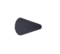 Quid Bandeja triangular Gastro Fun de pizarra 20 x 13 cm | Negro, Pizarra, forma triangular, acabado mate, 20 x 13 cm, apilable, no apto para microondas, fácil de limpiar