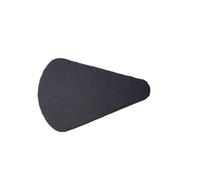 Quid Bandeja triangular Gastro Fun de pizarra 25 x 16 cm | Negro, Pizarra, forma triangular, acabado mate, 25 x 16 cm, apilable, no apto para microondas, fácil de limpiar