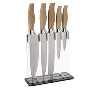 Quid Tacoma Base Transparente Baobab de Acero Inox 20 20 20 12,5 8,5cm