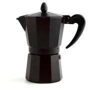 Quid Black Coffee Cafetera Aluminio 6 Tazas