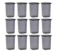 Quid Bote City con Tapa 1,2 L Gris Plástico (12 Unidades)