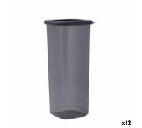 Quid Bote City con Tapa 1,75 L Gris Plástico (12 Unidades)