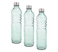 Quid Botella con tapón Fresh de vidrio 1,25 l (Paquete de 3)