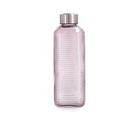 Quid Velvet Botella Vidrio Tape Acero Inox 1l Sodo Apto Frigorífico No Apto Microondas Ecológico