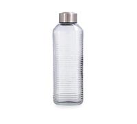 Quid Velvet Botella Vidrio Tape Acero Inox 1l Sodo Apto Frigorífico No Apto Microondas Ecológico