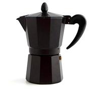 Quid Black Coffee Cafetera Aluminio 12 Tazas Aluminio Apto Vitrocerámica Apto Inducción Normativa Seguridad Garantizada