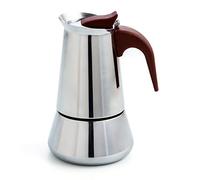 Quid Milan Cafetera Inox 4 Tazas Acero Inox Apto Vitrocerámica Apto Inducción
