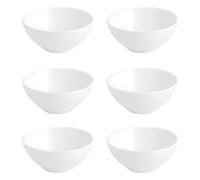 Quid Chef Set 6 Boles Porcelana 6 Piezas - 9cm Porcelana Apto Microondas