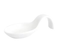 Quid Chef Set 6 Cucharas Aperitivo Porcelana Blanc 10x5cm Porcelana Apto Microondas