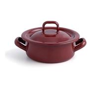 Quid Cacerola Acero Esmaltado 10cm - 0,3l Apto Vitrocerámica Apto Inducción Asas O Mango Acero