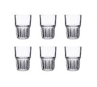 Quid Cubik Set 6 Vaso Bajo Vidrio 31cl Sodo Reciclable