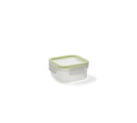 Quid Fiambrera Hermética Greenery 300 ml Transparente Plástico (Pack 4X)