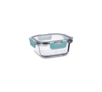 Quid Fiambrera Hermética Purity Cuadrada 530 ml Transparente Vidrio (12 Unidades)