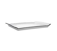 Quid Gastro Black Fuente Porcelana 36x25cm Porcelana Apto Microondas Apilable
