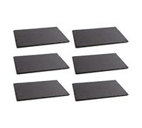 Quid Gastro Fresh Set 6 Bandeja Pizarra 40x30cm Pizarra No Apto Microondas Reciclable