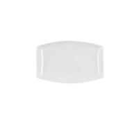 Quid Gastro Fuente Rectangular Porcelana 25.2x16x2cm Porcelana Apto Microondas Apto Frigorífico Apilable