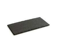 QUID GASTRO FUN Bandeja Desayunos Pizarra 32X17CM Negro Rugoso Fácil de limpiar Reciclable Negro 32X17CM