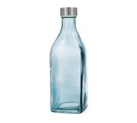 Quid Habitat Botella Mesa Vidrio Con Tapón 1l Sodo Apto Frigorífico No Apto Microondas Reciclable