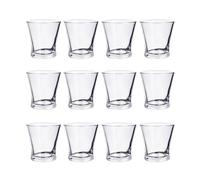 Quid Lucia 2 Set 6 Vasos Bajos Vidrio 10cl Sodo Apto Microondas Ecológico