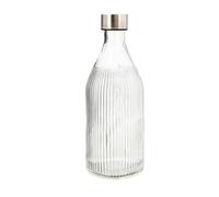 Quid Botella Mesa Vidrio Con Tapón 1l Pp - Polipropileno Apto Frigorífico No Apto Microondas Tape Cierre Rosca
