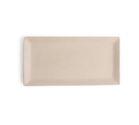 Quid Mineral Gres Bandeja Rectangular Cerámica 15x30cm Gres Apto Microondas 100% Higiénico