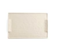 Quid Mineral Gres Bandeja Rectangular Cerámica 35x23cm Gres Apto Microondas 100% Higiénico