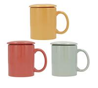 Quid MUG 33CL C/FILT SURT Happy Simply Tazas de Desayuno, Acero Inoxidable, Multicolor