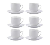 Quid New Renova Set 6 Tazas Con Plato Porcelana 20cl