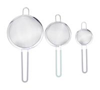 Quid Ozon Set 3 Coladores 8cm, 12cm, 16cm Acero Inox