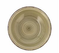 Quid Plato Hondo Natura Vita Cerámica Verde (ø 21,5 cm) (12 Unidades)