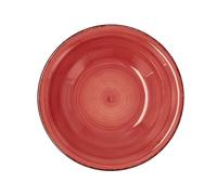 Quid Plato Hondo Vita Cerámica Rojo (ø 21,5 cm) (12 Unidades)