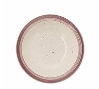 Quid Plato Llano Allegra Peoni Cerámica Bicolor (Ø 27 cm) (12 Unidades)