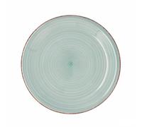 Quid Plato Llano Vita Aqua Turquesa Cerámica Ø 27 cm (12 Unidades)