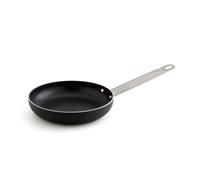 Quid Pro Chef - Sartén de acero inox 30 cm, apta para horno e inducción | Negro, Aluminio, forma redondo, acabado liso, 30cm