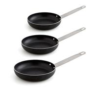 Quid Prochef Set 3 Sartenes Apto Vitrocerámica Apto Inducción 2 Capas Antiadherentes