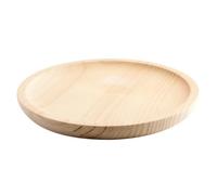 QUID PROFESSIONAL Set de 4 platos Pulpo de vidrio 22 cm | Madera, Vidrio, formato redondo, acabado madera, 22 cm, 4 piezas, apilable, apto para microondas
