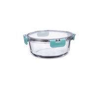 Quid Purity Recipiente Hermético Vidrio 18x7,6cm - 97cl Boro Apto Microondas Apto Congelador Reciclable
