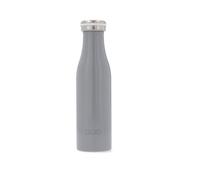Quid Quídate - Botella Térmica Reutilizable De 0.5l En Acero Inoxidable. Gris