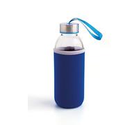 Quid Quidate Botella Transporte Vidrio con Funda Neop 0,40l Sodo No Apto Microondas Reciclable