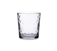 Quid Rombos Set 6 Vasos Bajos Vidrio 26cl Sodo Apto Frigorífico No Apto Microondas Ecológico